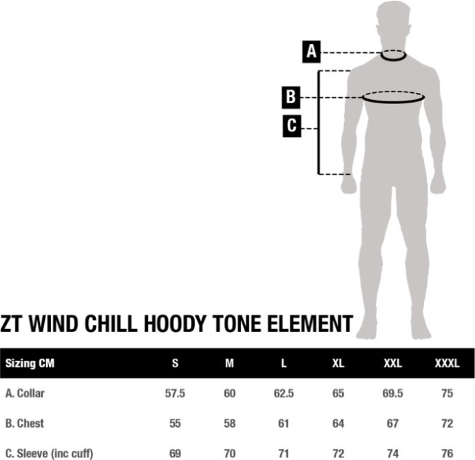Hoodica Nash Zero Tolerance Wind Chill Hoody Two Tone Element