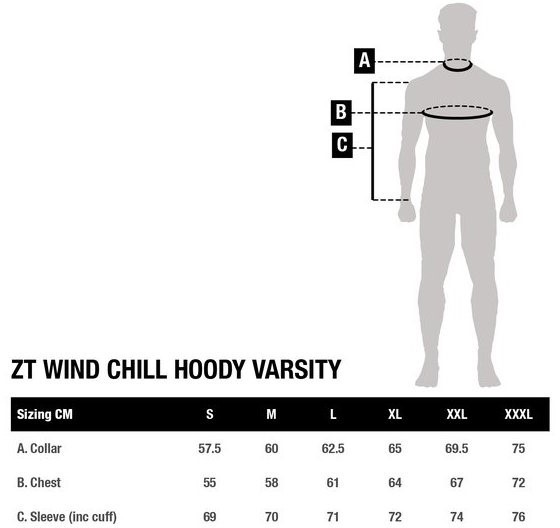 Hoodica Nash Zero Tolerance Wind Chill Hoody Varsity