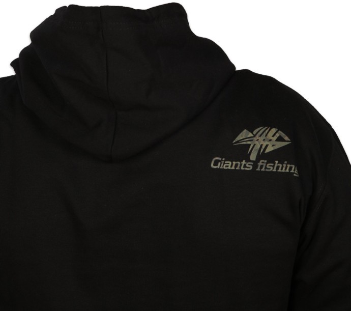 Hoodica s Kapuljačom Giants Fishing Černá Camo Logo