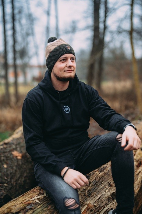Hoodica s Kapuljačom Giants Fishing Černá Šupináč Hlava