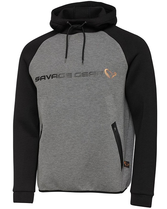 Hoodica Savage Gear Tec-Foam Hoodie Dark Grey Melange
