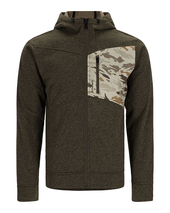Hoodica Simms CX Hoody - Full Zip Dark Stone/Ghost Camo