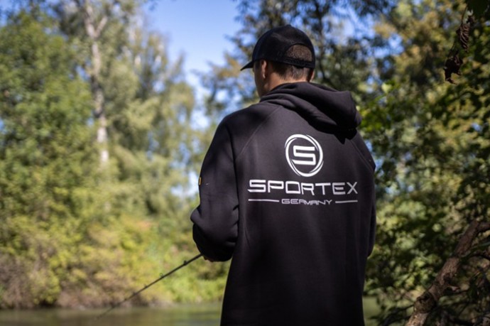 Hoodica Sportex s Kapuljačom Crna