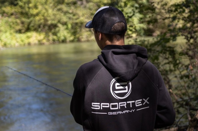 Hoodica Sportex s Kapuljačom Crna