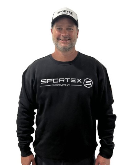 Hoodica Sportex s Logem Sweat Shirt crna