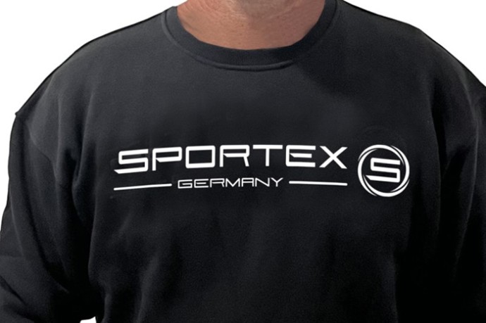Hoodica Sportex s Logem Sweat Shirt crna