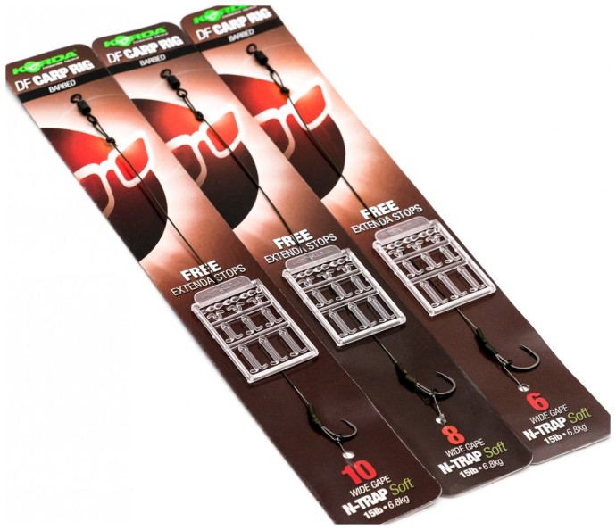 Hotový Náväzec Korda N-Trap DF Rig Wide Gape 15lb
