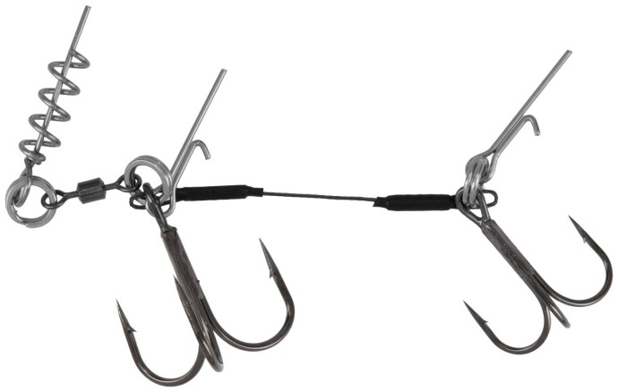 Hotový Návazec Mikado Jaws Double Evo Titanium Stinger