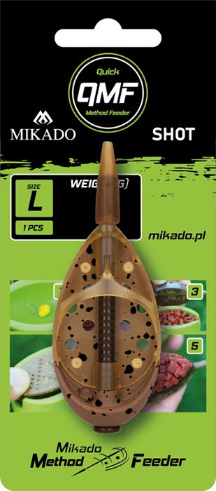 Hranilica Mikado Quick Method Feeder SHOT vel. L