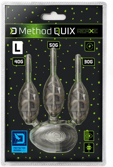Hranilice + Kalup Delphin Method QUIX Reaxe 3+1 L 30g, 40g, 50g