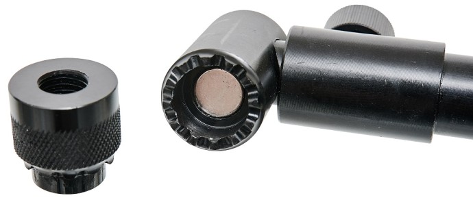 Hrazda Starbaits na 2 pruta Buzz Bar Black Spot Magnet