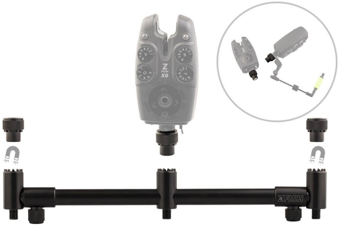 Hrazda za 3 Štapa ZFish Magsafe Buzzer Bar 3 Rods