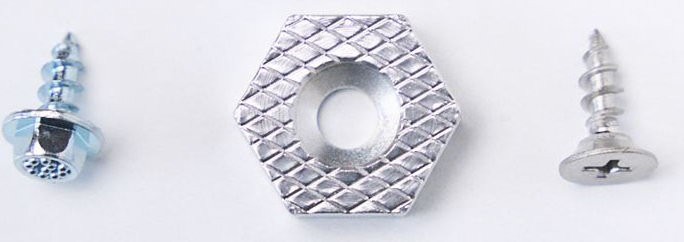 Hrotovi za potplat Grundéns Hexagrip Cleat & Stud Puck Pack - Silver vel. O/S