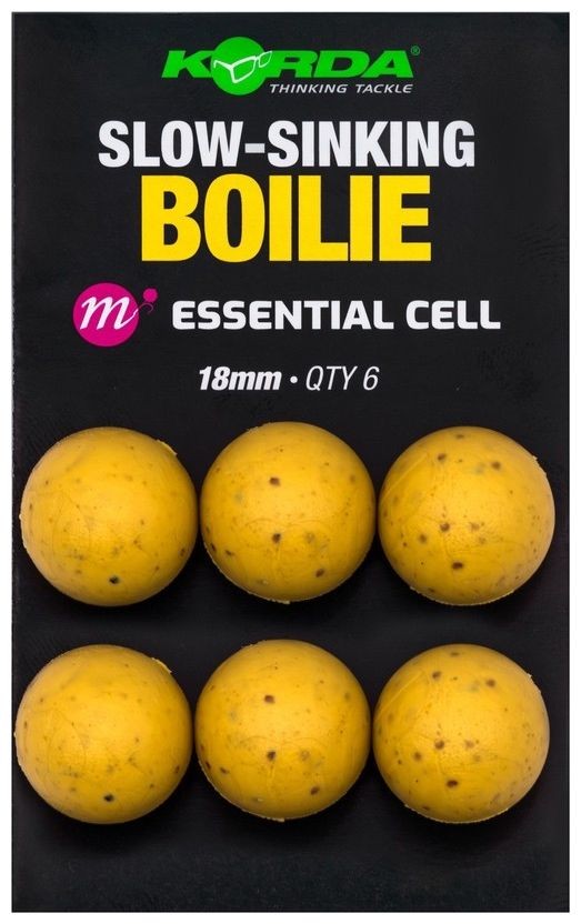 Imitace Boilie Korda Slow Sinking Boilie Essential Cell