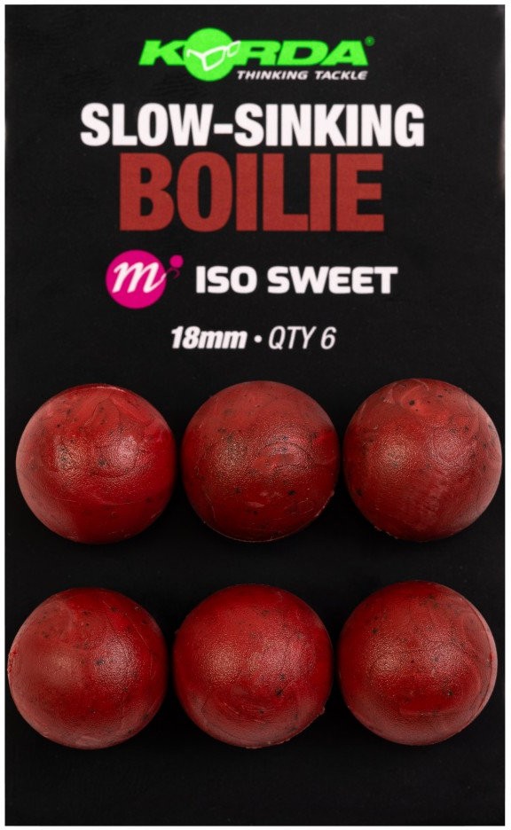 Imitace Boilies Korda Slow Sinking Boilie ISO Sweet