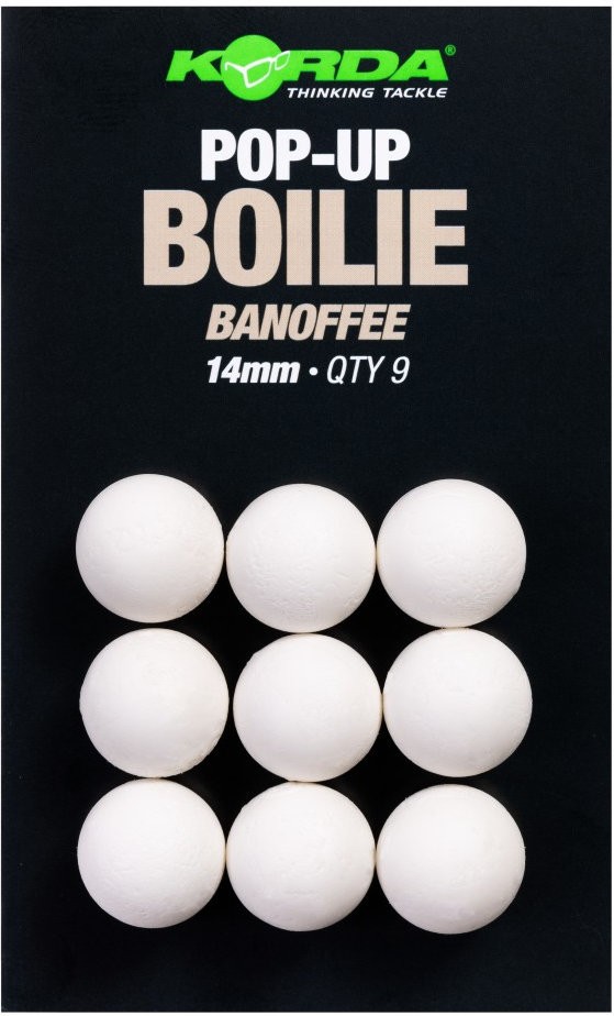 Imitace Plovoucí Boilie Korda Pop-Up Banoffee White