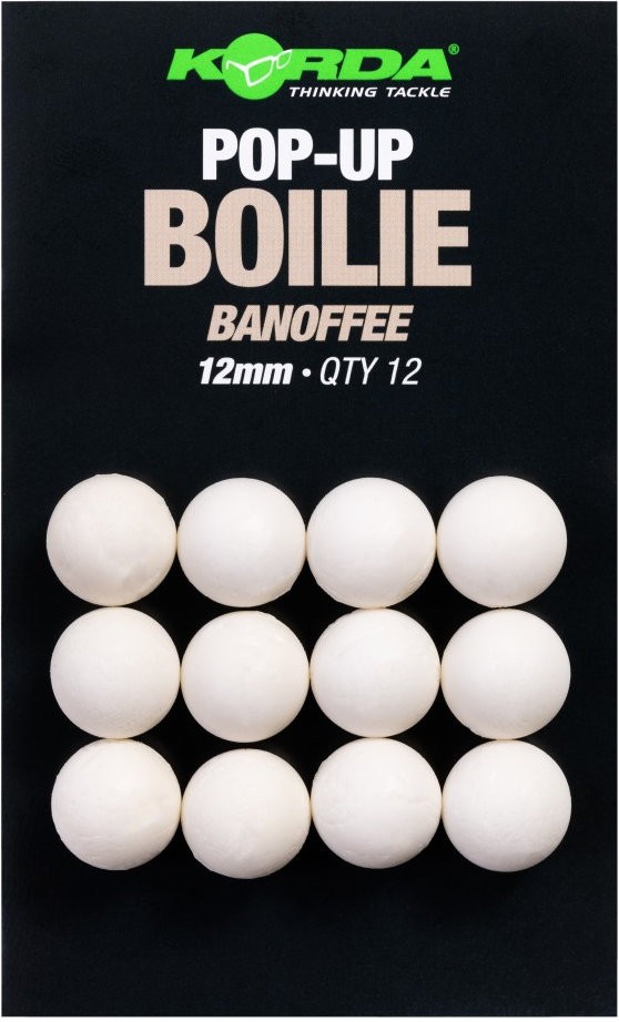 Imitace Plovoucí Boilie Korda Pop-Up Banoffee White