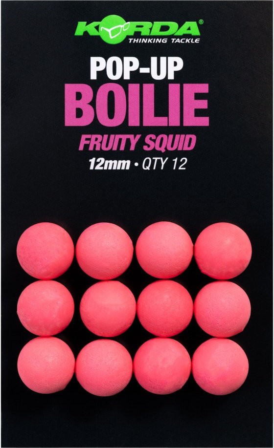 Imitace Plovoucí Boilie Korda Pop-Up Fruity Squid Pink
