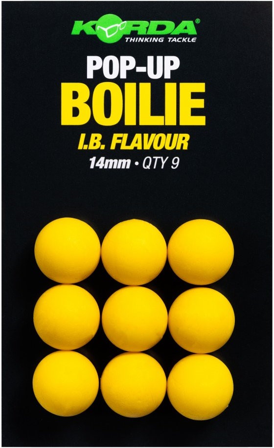 Imitace Plovoucí Boilie Korda Pop-Up IB Yellow