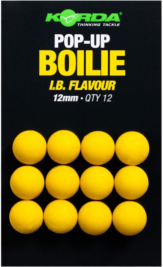 Imitace Plovoucí Boilie Korda Pop-Up IB Yellow