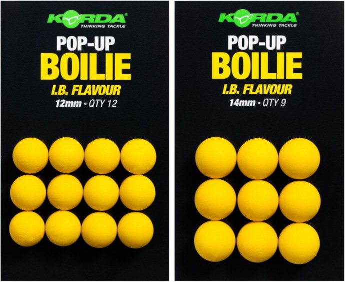 Imitácia Plávajúce Boilie Korda Pop-Up IB Yellow