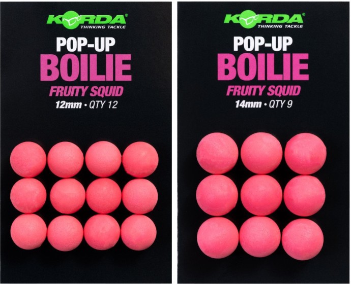Imitacija Plovuće Boilie Korda Pop-Up Fruity Squid Pink