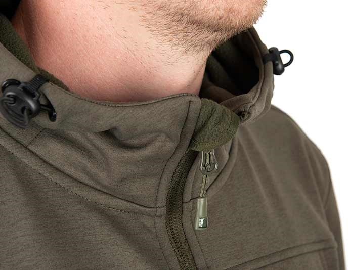 Jakna Fox Collection Soft Shell Jacket Green & Black