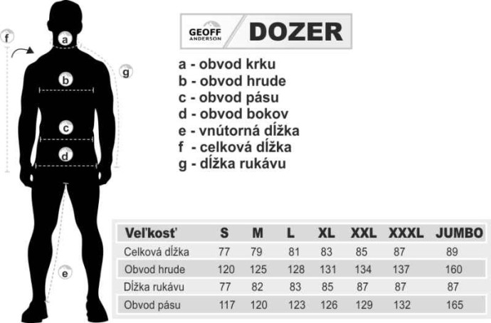 Jakna Geoff Anderson Dozer 6 Crna