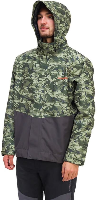 Jakna Grundéns Downrigger Gore-Tex Jacket Refraction Camo Green/Anchor