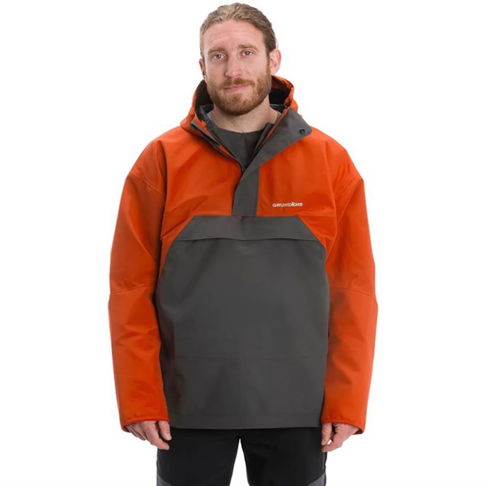Jakna Grundéns Full Share Anorak Red Orange