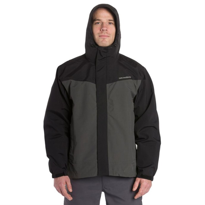 Jakna Grundéns Full Share Jacket Black/Grey