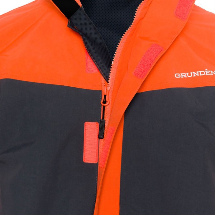 Jakna Grundéns Full Share Jacket Orange/Gray