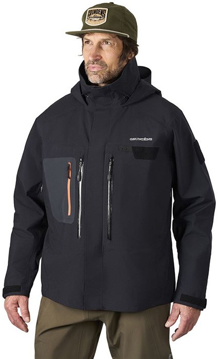 Jakna za gazenje Grundéns Gore-Tex Wading Jacket - Black