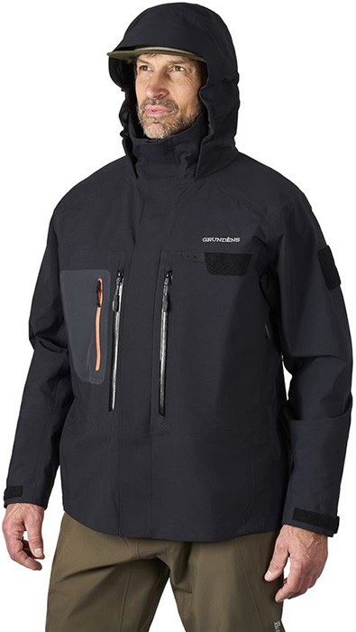 Jakna za gazenje Grundéns Gore-Tex Wading Jacket - Black