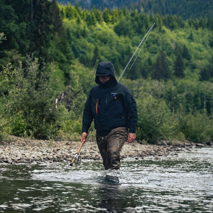 Jakna za gazenje Grundéns Gore-Tex Wading Jacket - Black