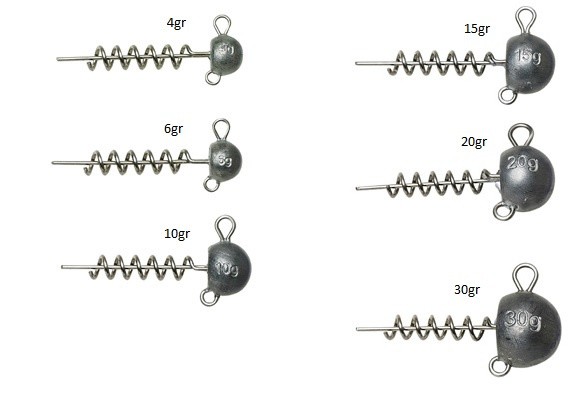 Jig glava Savage Gear Ball Corkscrew Heads