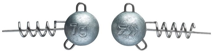 Jigová Hlavička Daiwa Prorex Round Screw-In Head Lead Free