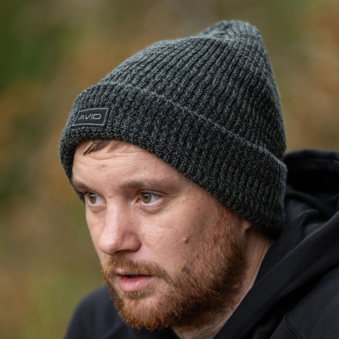 Kapa Avid Marl Knit Beanie - Green