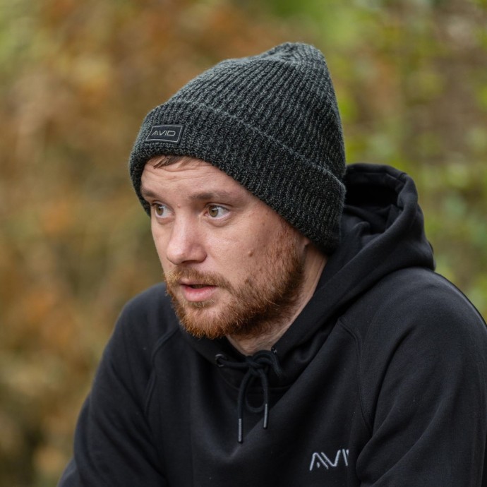 Kapa Avid Marl Knit Beanie - Green