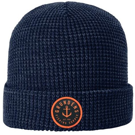 Kapa Grundéns Anchor Waffle Beanie Navy