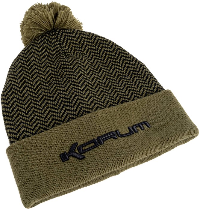 Kapa Korum Thermal Beanie Hat Black/Olive
