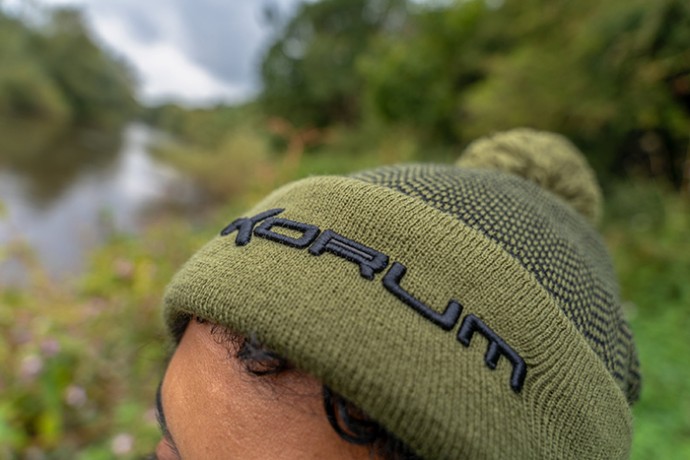 Kapa Korum Thermal Beanie Hat Black/Olive