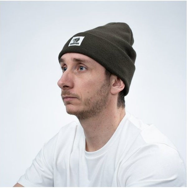 Kapa Nash Make it Happen Badge Beanie Hat Green