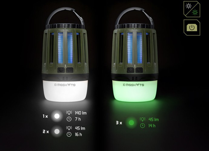 Kempová Lampa Delphin s Ovládačom SVITA 4W/3600mAh