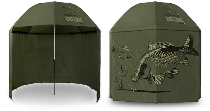 Kišobran sa stranicom Delphin BigOne Carp 2,50m