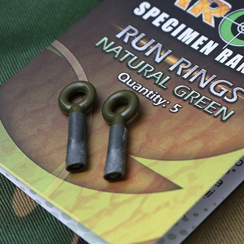 Klizni prstenovi za olovo Gardner Target Run Rings Green 5kom