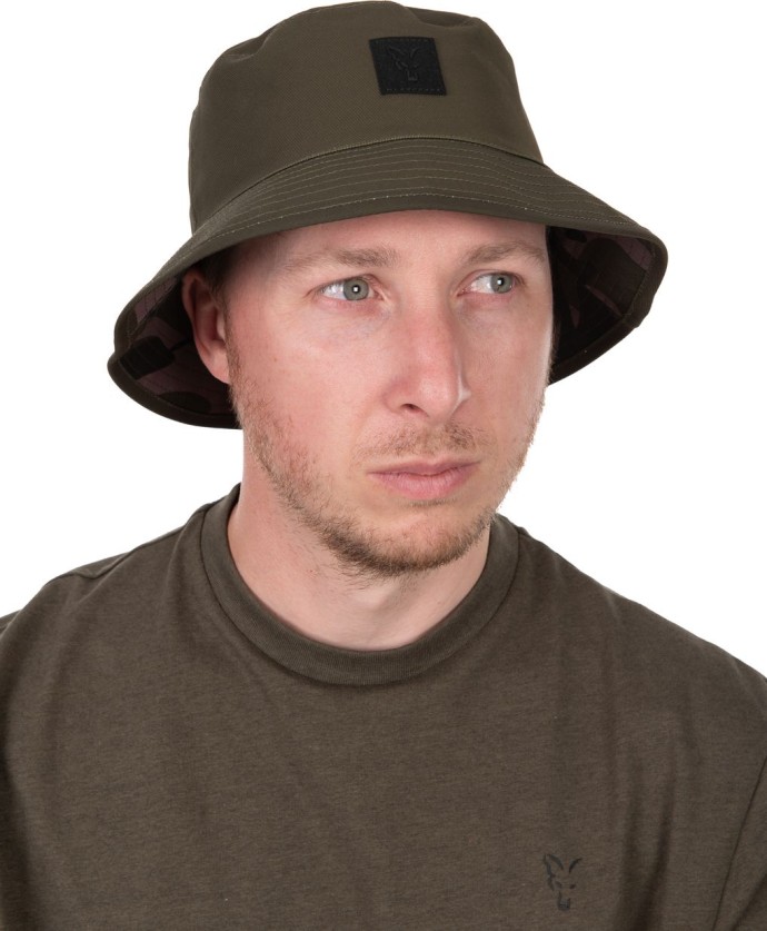 Klobouk Fox Reversible Bucket Hat Camo/Khaki