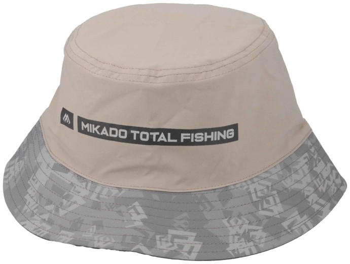 Klobuk Mikado Obostrani Bucket Hat S UPF Filtrpom Sivi
