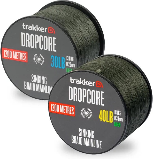 Kmenova Špaga Trakker Dropcore Braid Green 1200m