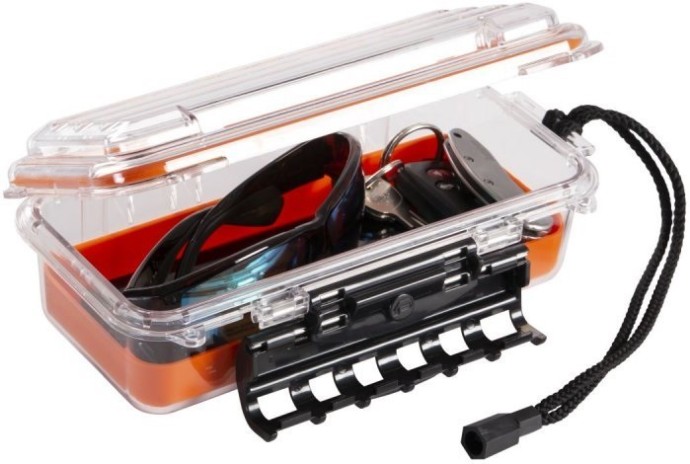 Kofer Plano Guide Series Waterproof Case 3500 Orange/Clear 145000